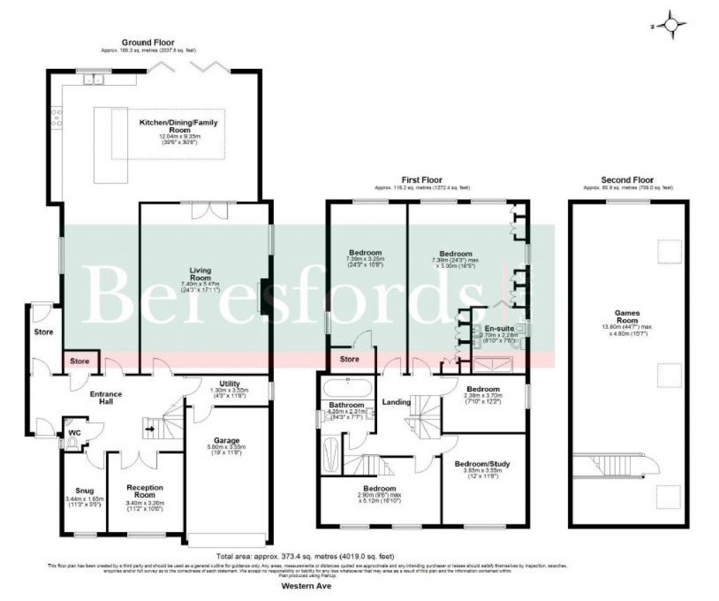 Floorplans For Brentwood, Essex