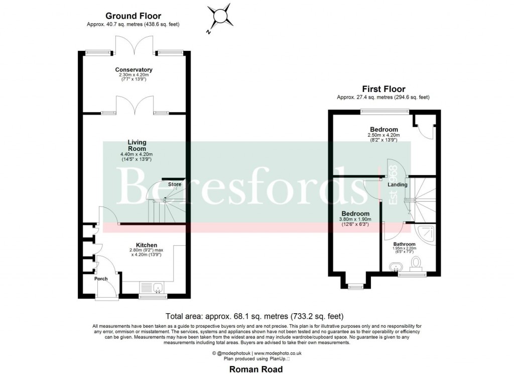 Floorplans For Mountnessing, Brentwood, Essex