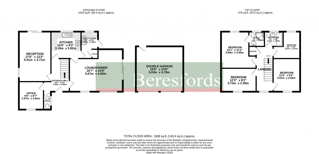 Floorplans For Galleywood, Chelmsford, Essex
