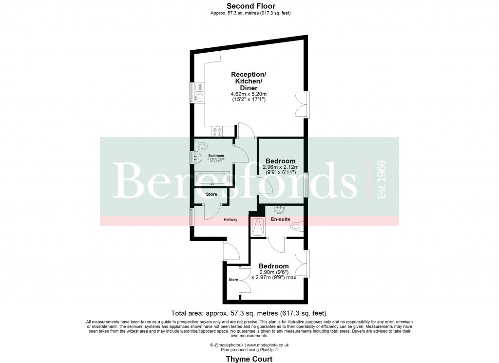 Floorplans For Whitchurch Road, 109 Whitchurch Road, Romford, Essex