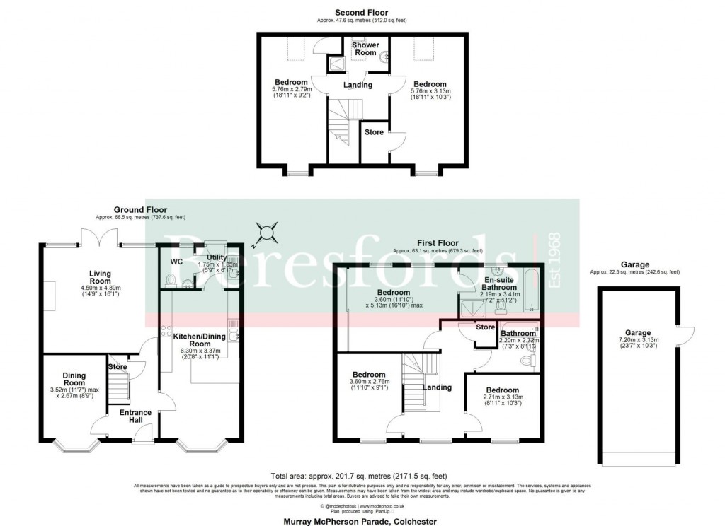 Floorplans For Colchester, Essex