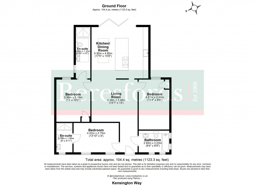 Floorplans For Brentwood, Essex