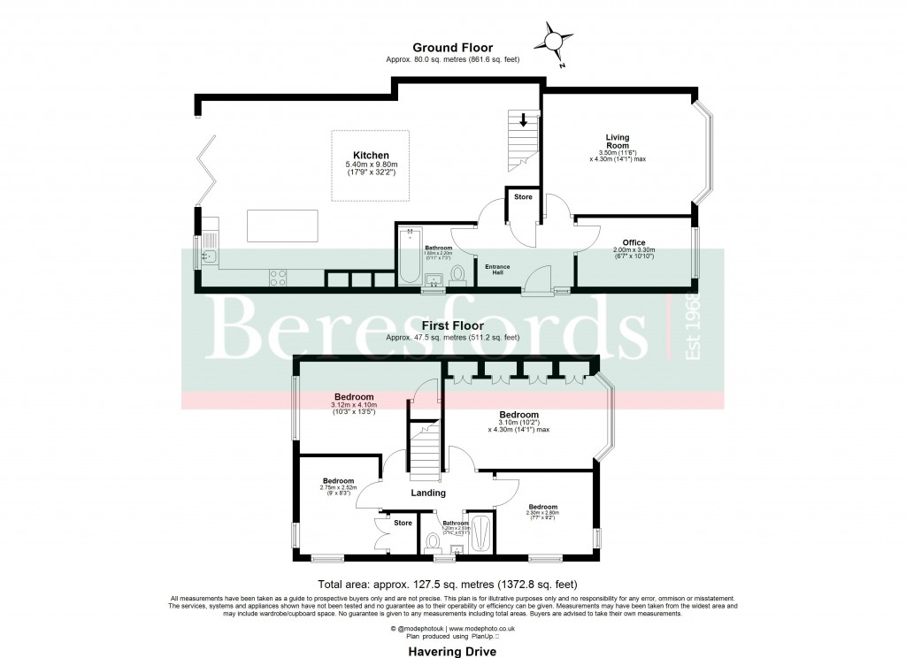 Floorplans For Marshalls Park, Romford