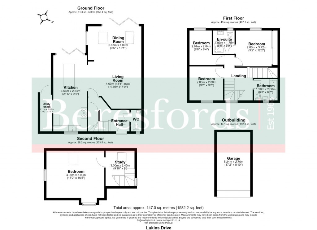 Floorplans For Dunmow, Essex