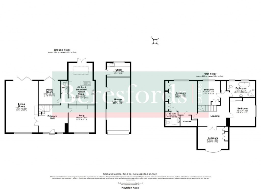 Floorplans For Hutton, Brentwood, Essex