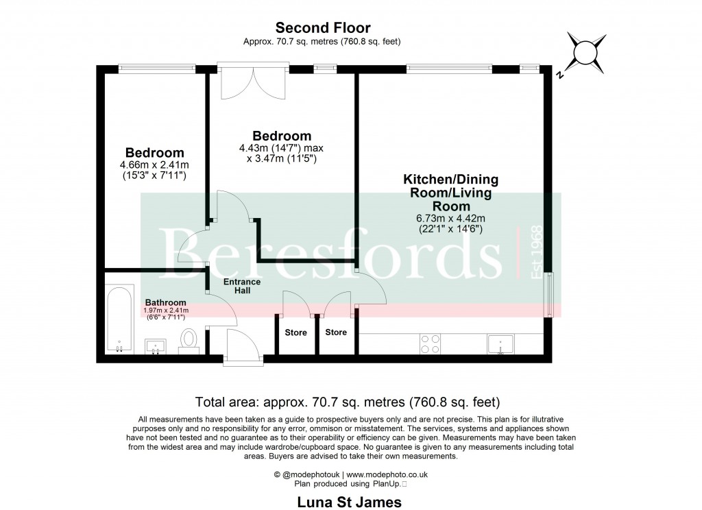 Floorplans For Brentwood, Essex
