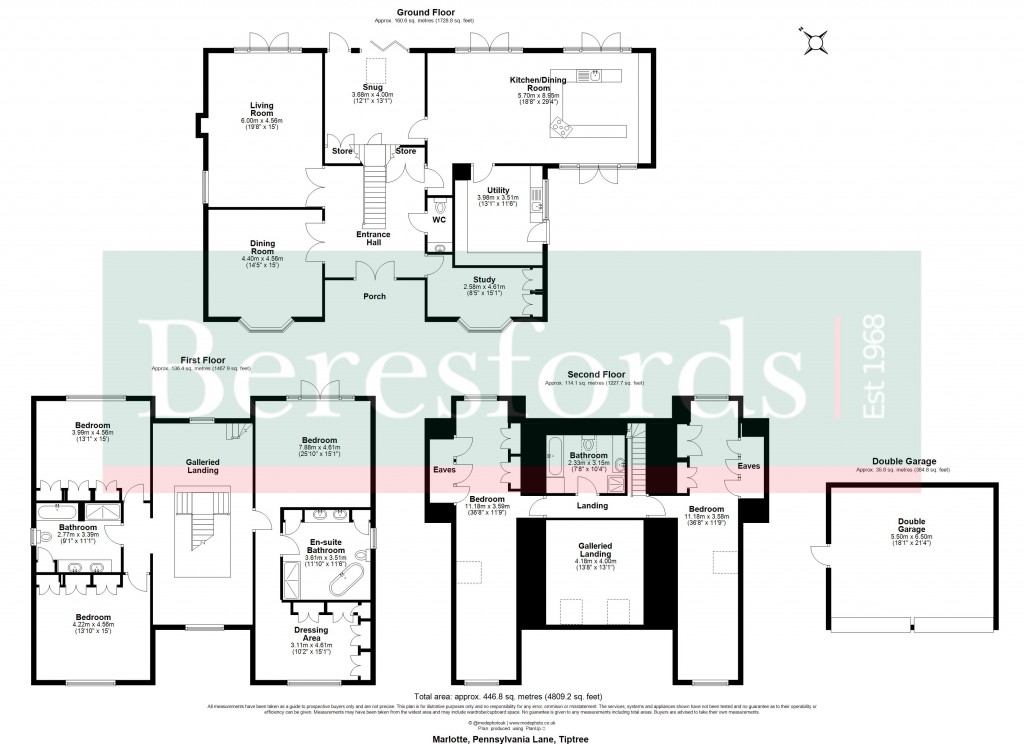 Floorplans For Tiptree, Colchester, Essex