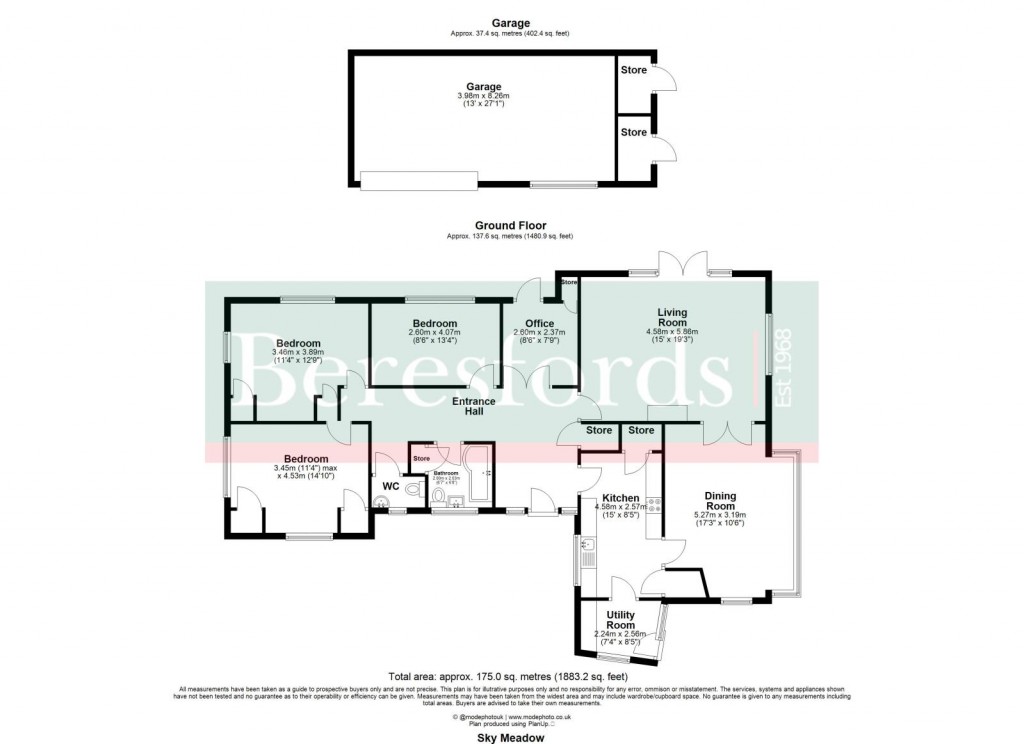 Floorplans For Little Baddow, Chelmsford, Essex