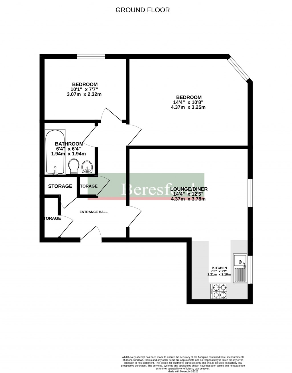 Floorplans For Wood Street, Chelmsford, Essex