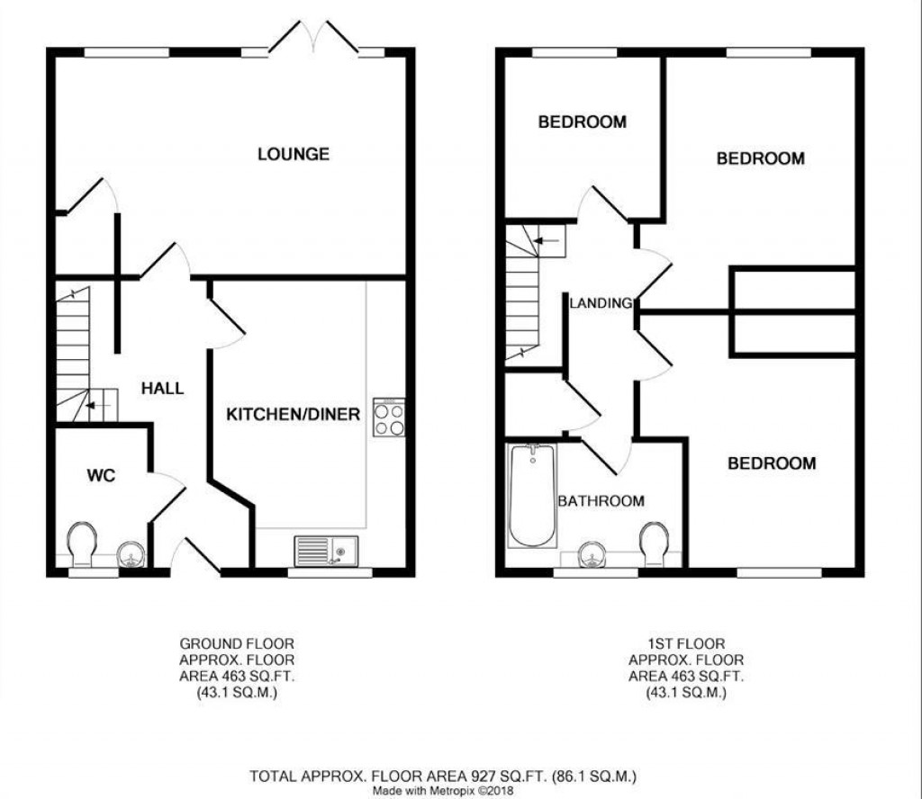 Floorplans For Little Canfield, Dunmow, Essex