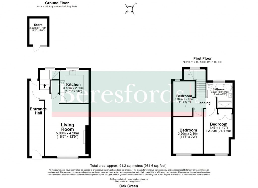 Floorplans For Billericay, Essex