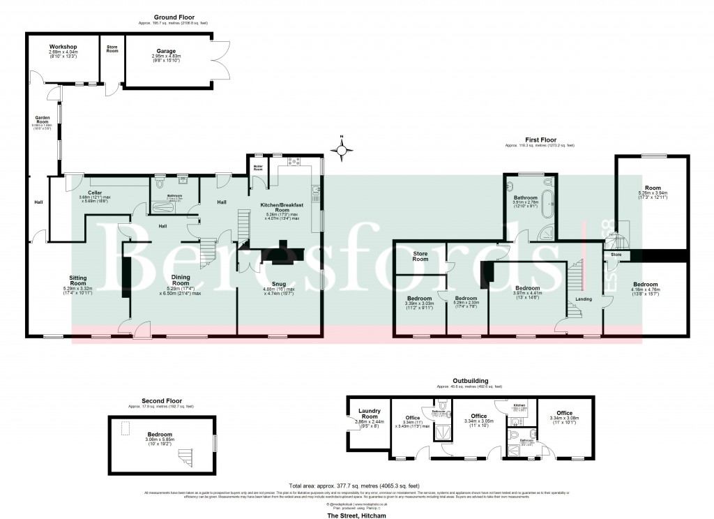 Floorplans For Hitcham, Ipswich, Suffolk