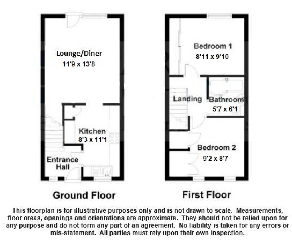 Floorplans For Hutton, Brentwood, Essex