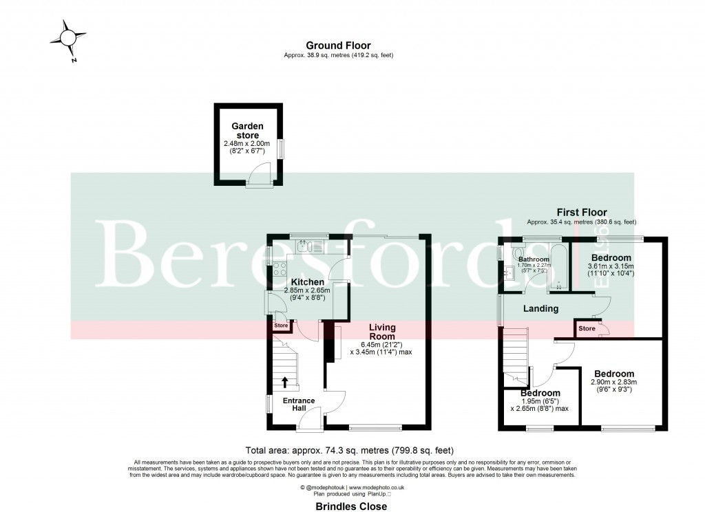 Floorplans For Hutton, Brentwood, Essex