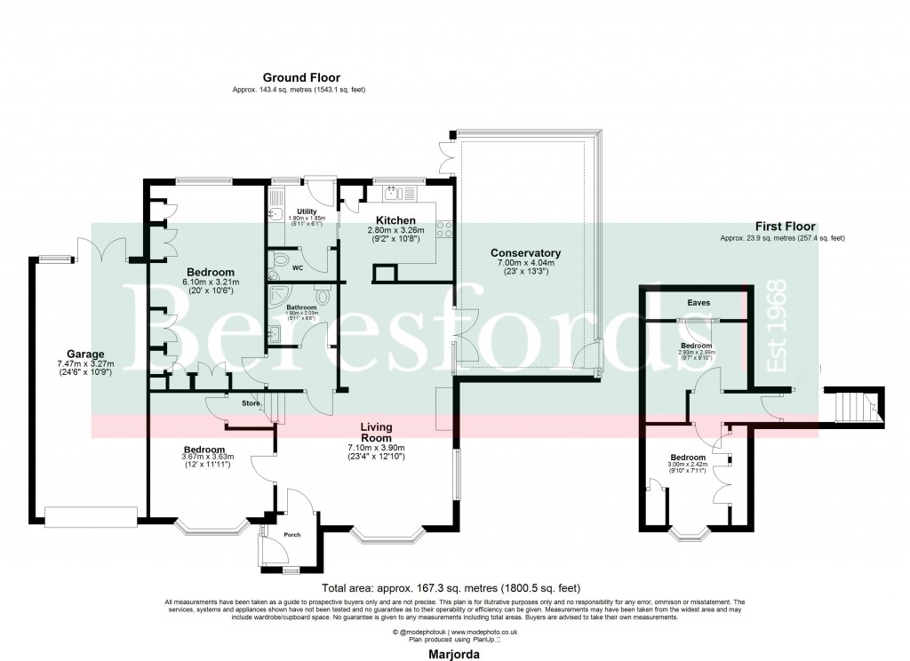 Floorplans For West Hanningfield, Chelmsford, Essex