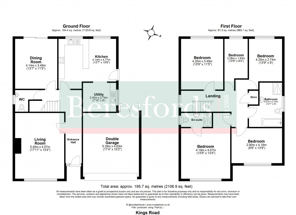 Floorplans For Basildon, Essex