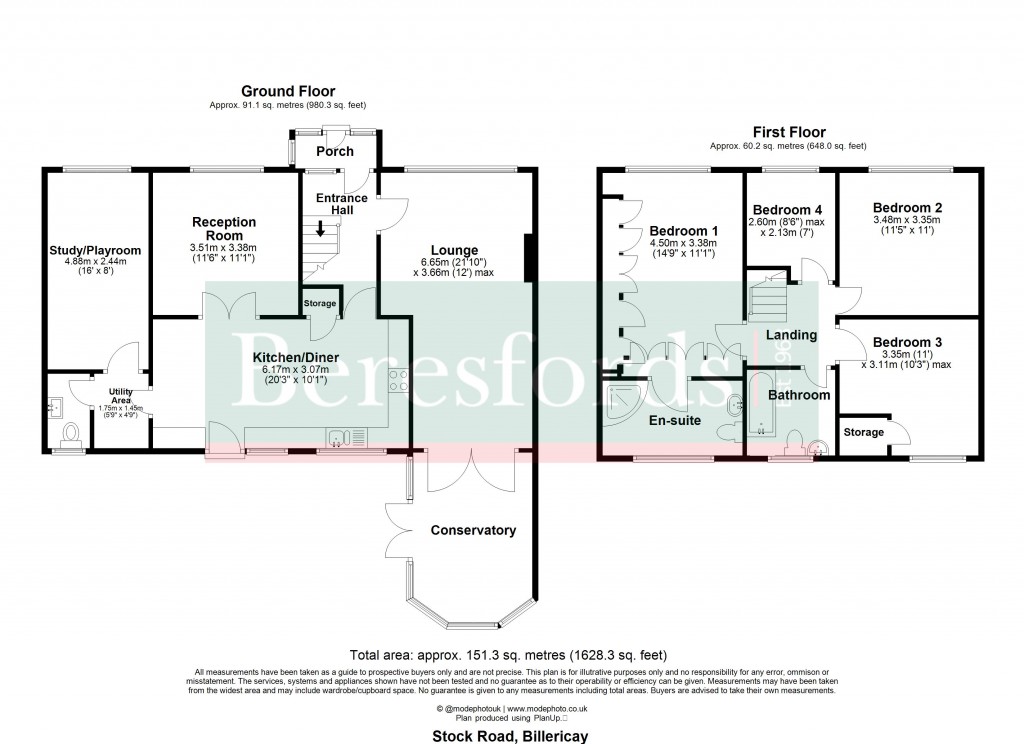 Floorplans For Stock, Ingatestone, Essex