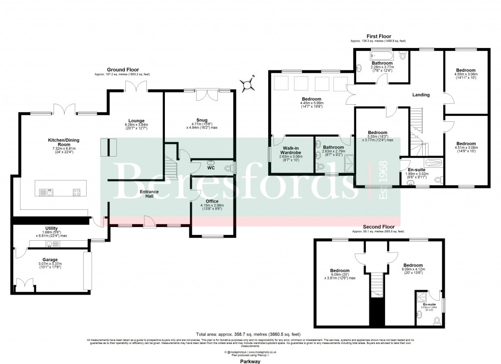 Floorplans For Shenfield, Brentwood, Essex