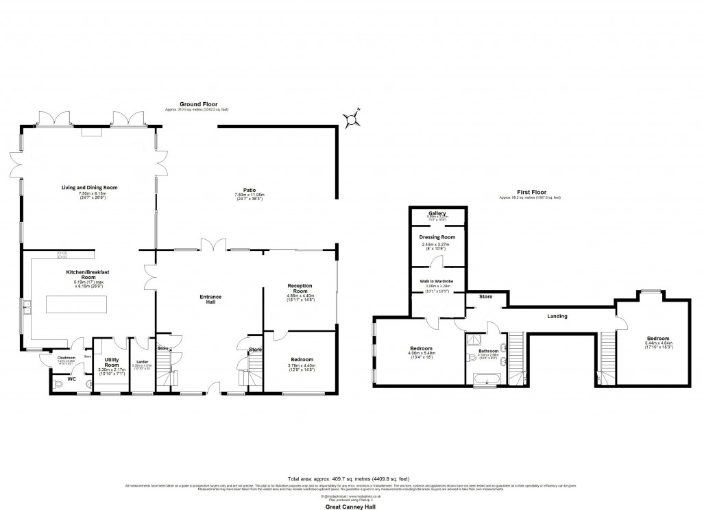 Floorplans For Purleigh, Chelmsford, Essex