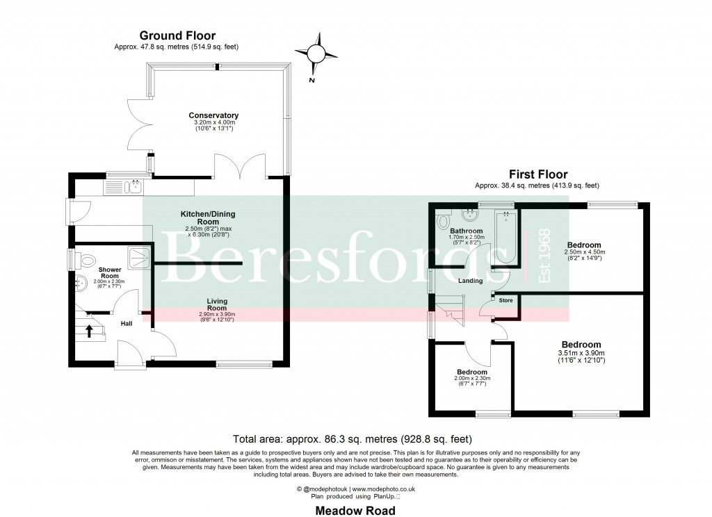 Floorplans For Rettendon Common, Chelmsford, Essex