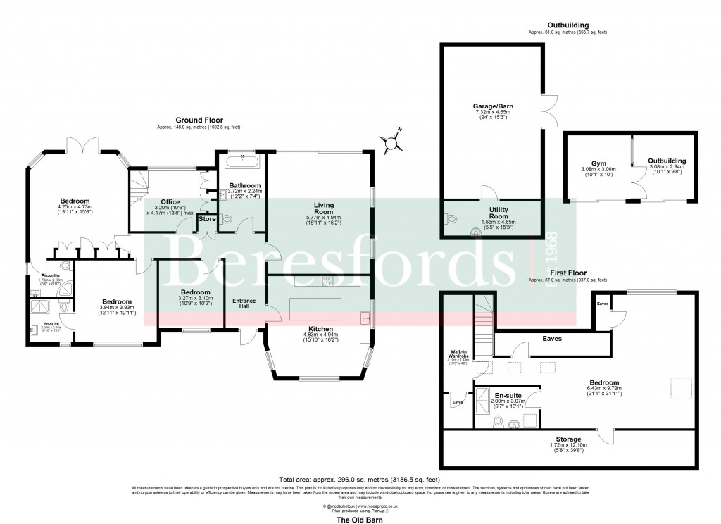 Floorplans For Hutton, Brentwood, Essex