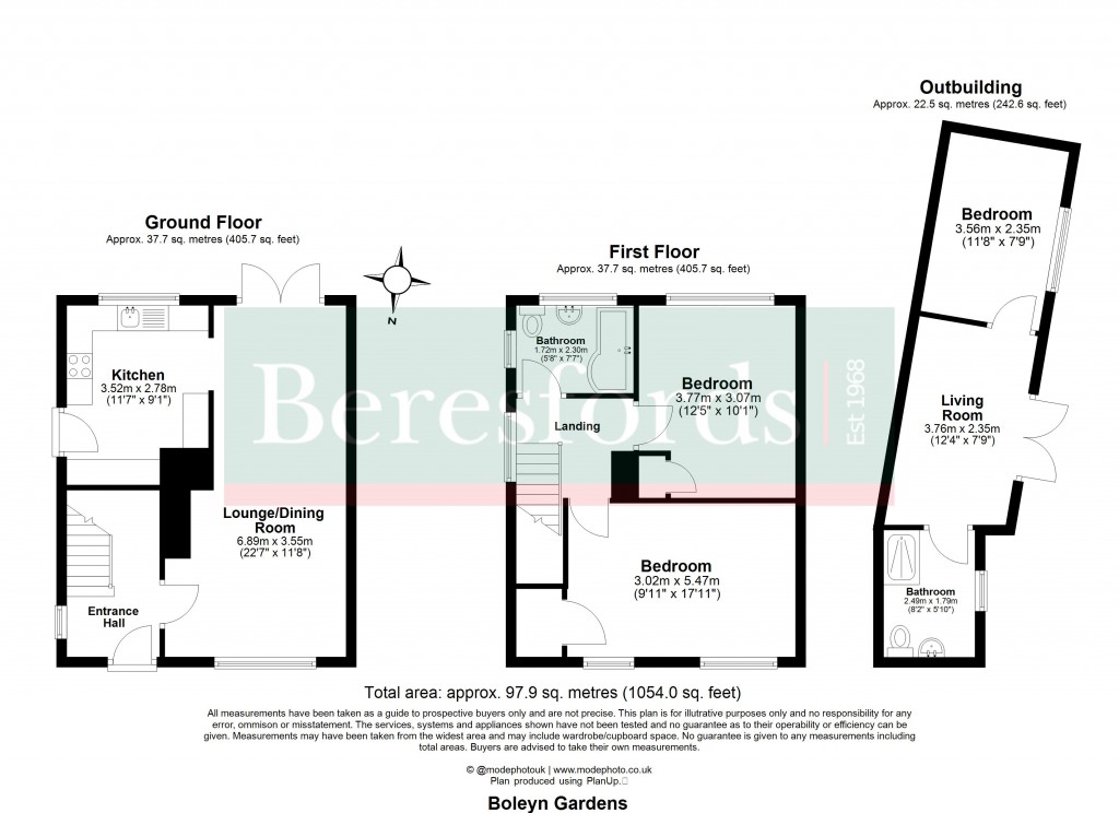 Floorplans For Brentwood, Essex
