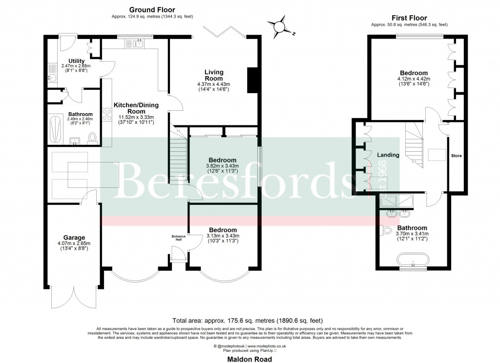 Floorplans For Margaretting, Ingatestone, Essex