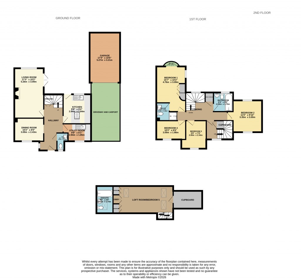 Floorplans For Steeple, Southminster, Essex
