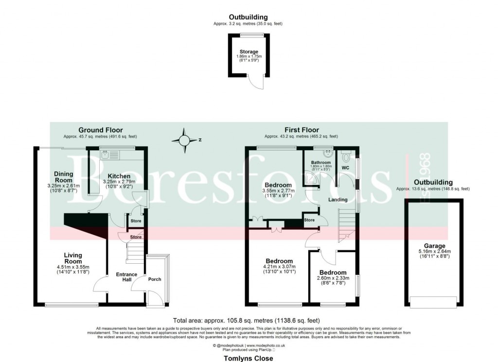 Floorplans For Hutton, Brentwood, Essex