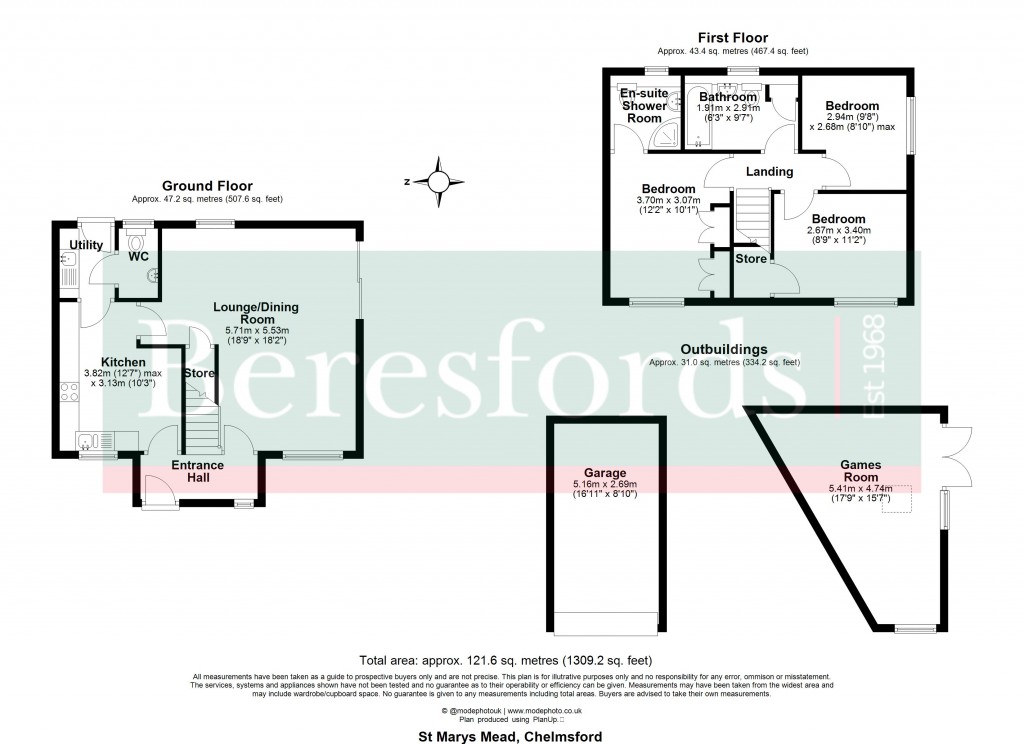 Floorplans For Broomfield, Chelmsford, Essex
