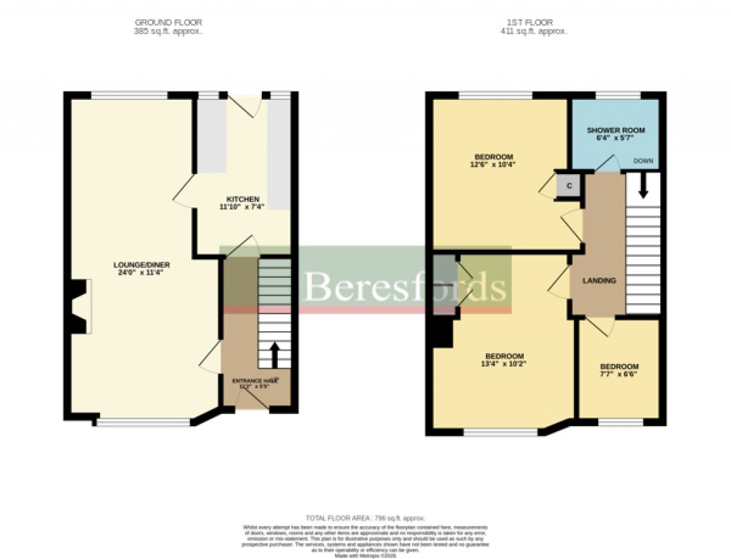 Floorplans For Warley, Brentwood, Essex