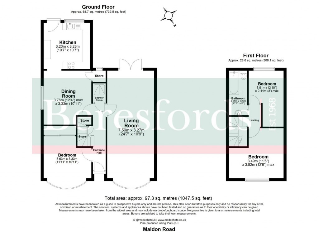 Floorplans For Margaretting, Ingatestone, Essex