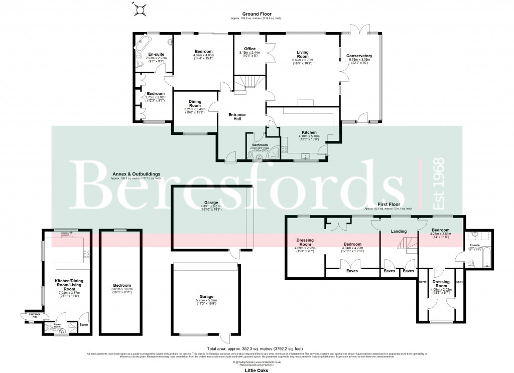 Floorplans For Danbury, Chelmsford, Essex