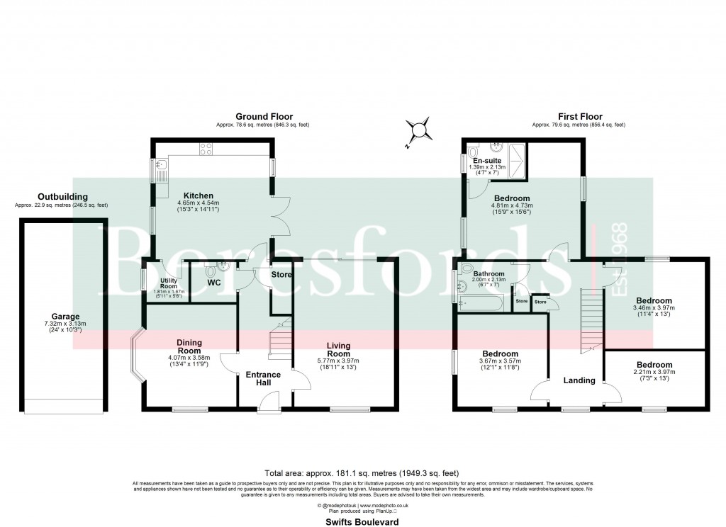 Floorplans For Heybridge, Maldon, Essex