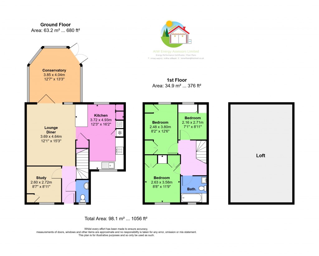 Floorplans For Brentwood, Essex