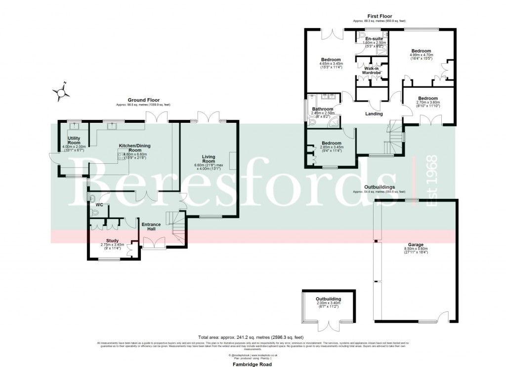 Floorplans For Althorne, Chelmsford, Essex