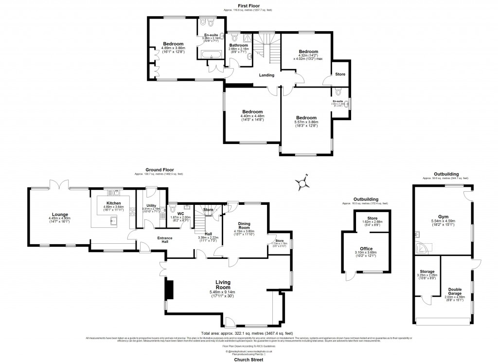 Floorplans For Billericay, Essex
