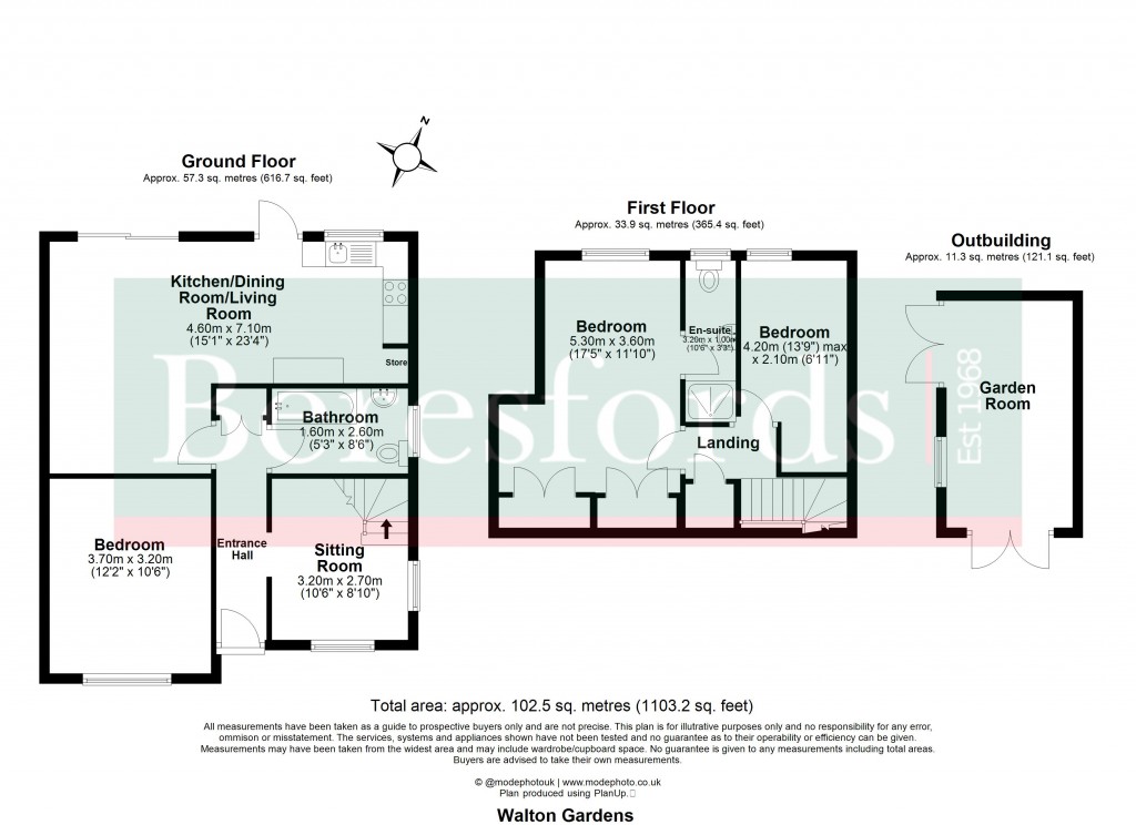 Floorplans For Hutton, Brentwood, Essex
