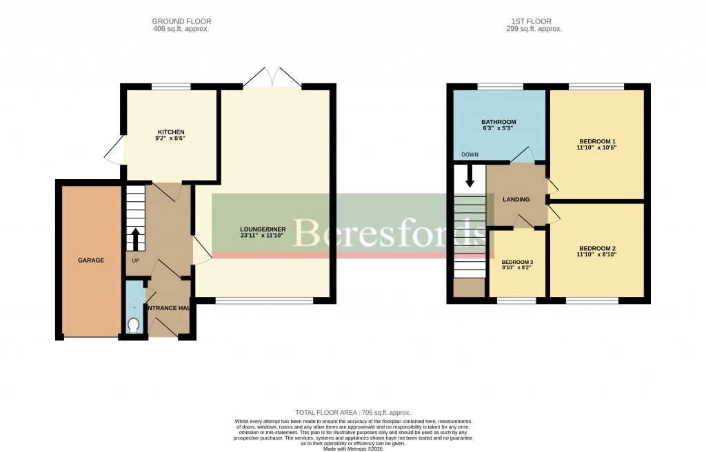 Floorplans For Warley, Brentwood, Essex