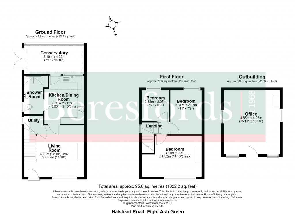 Floorplans For Eight Ash Green, Colchester, Essex