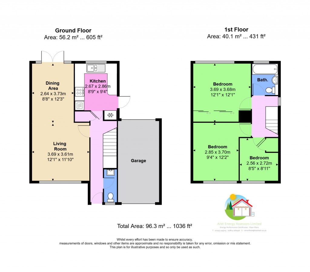 Floorplans For Warley, Brentwood, Essex