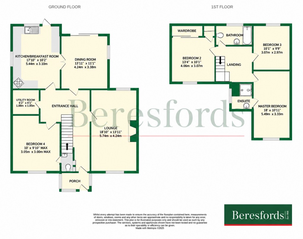 Floorplans For Kirby Cross, Frinton-on-Sea, Essex