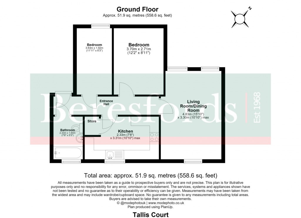 Floorplans For Gidea Park, Romford