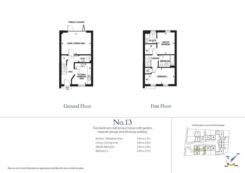 Floorplans For Eleanor Place, Farnham, GU9