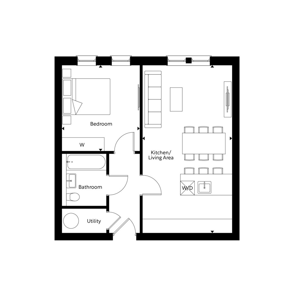 Floorplans For Jubilee Gardens, Weybridge, Surrey