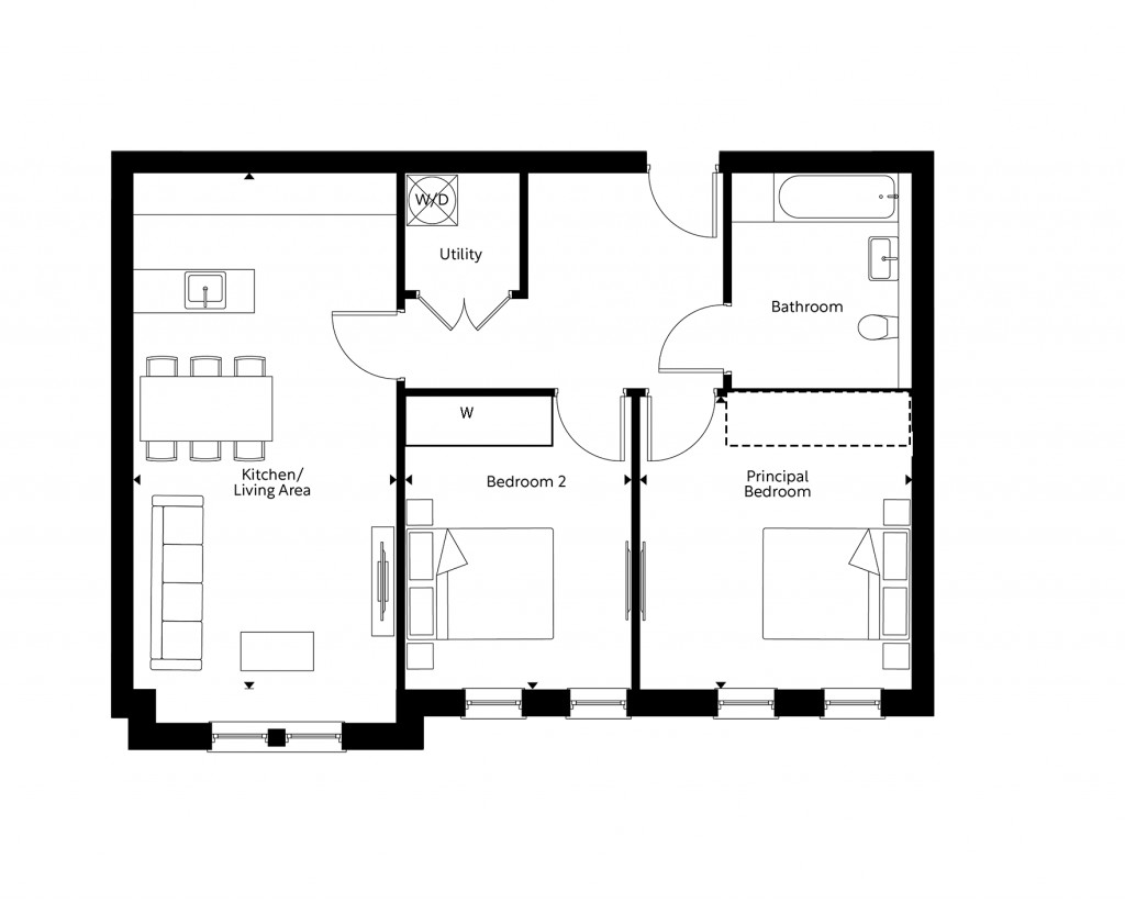 Floorplans For Jubilee Gardens, Weybridge, Surrey