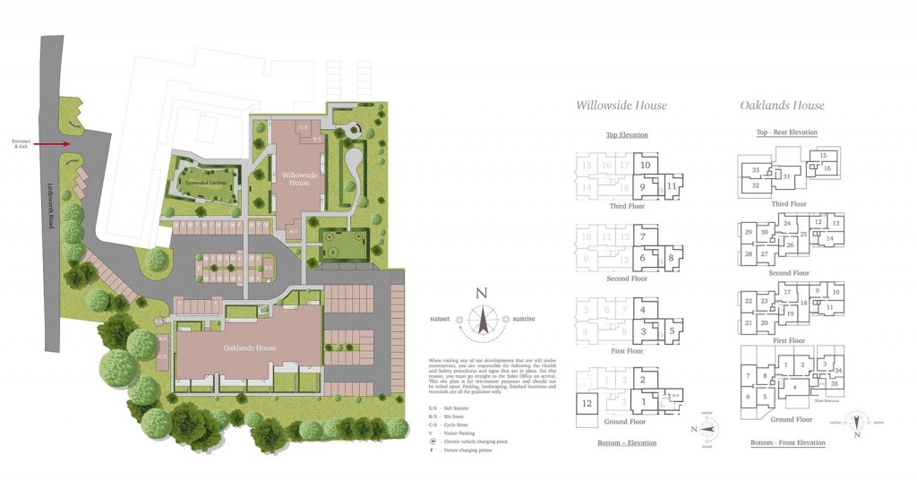 Floorplans For Oaklands House, 2 Littleworth Road, Esher
