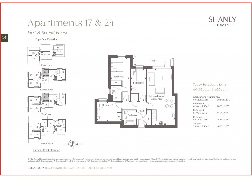 Floorplans For Littleworth Road, 2 Littleworth Road, Esher