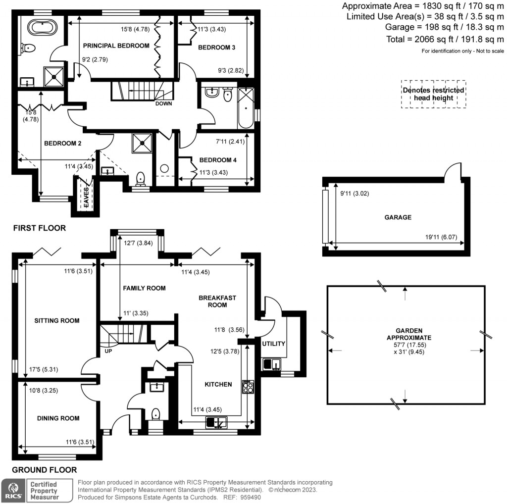 Floorplans For Flexford Road, Normandy, GU3