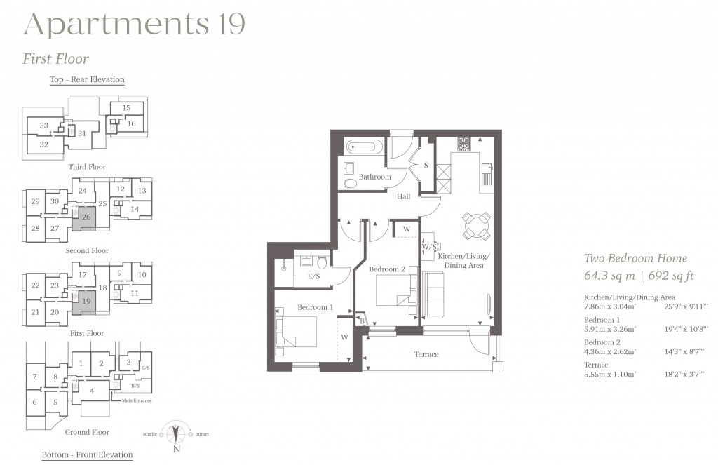 Floorplans For Littleworth Road, 2 Littleworth Road, Esher